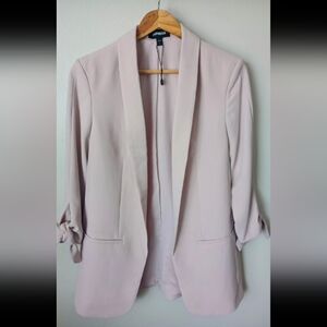 Express Women's Blazer in Blush Pink